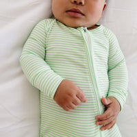 Pear Stripe Bamboo Sleeper - BIG FRENCHIES