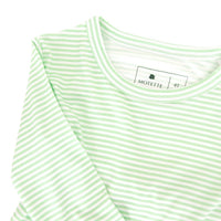Pear Stripe Bamboo Toddler Pajama Set - BIG FRENCHIES