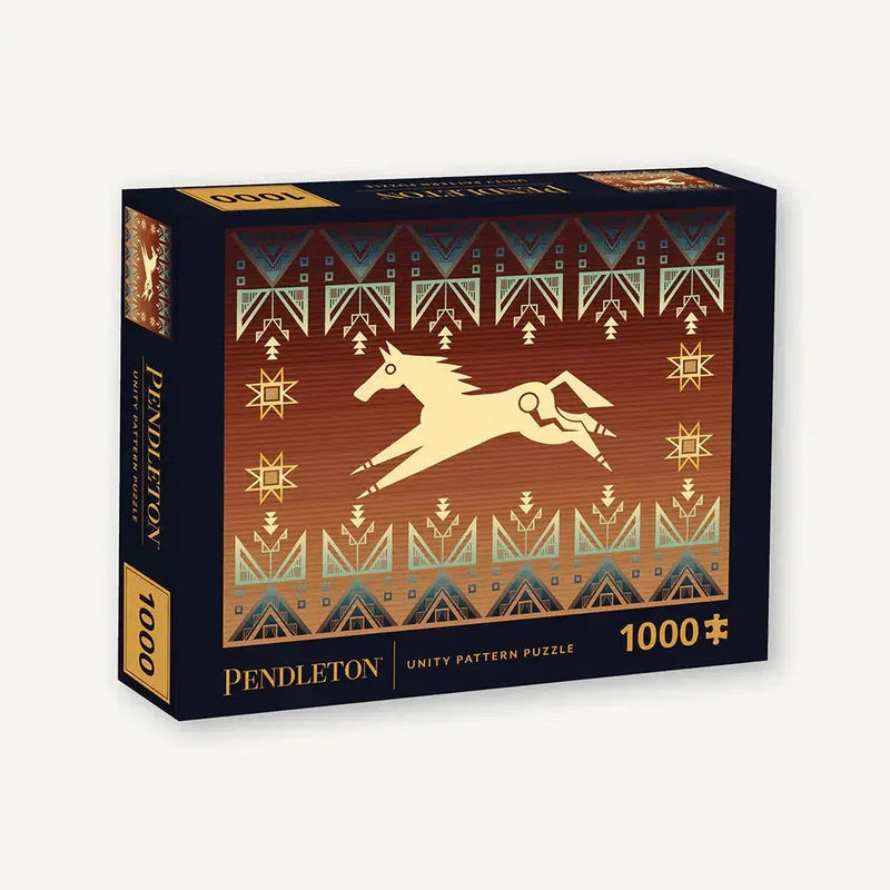Pendleton Unity Pattern 1000 Piece Jigsaw Puzzle Chronicle - BIG FRENCHIES