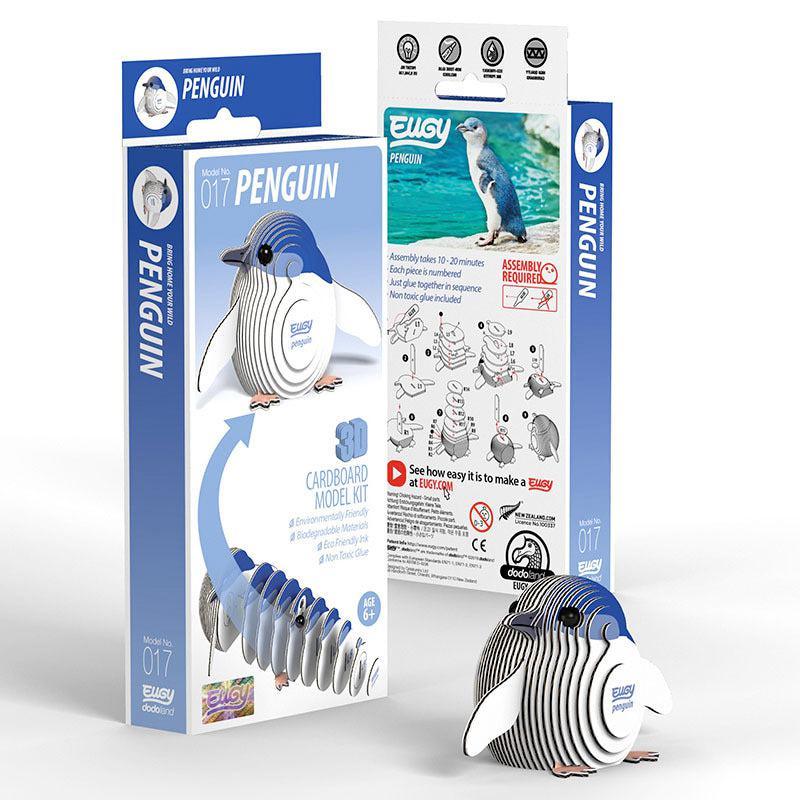 Penguin 3D Cardboard Model Kit Eugy - BIG FRENCHIES