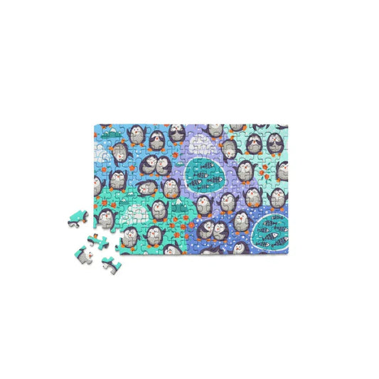 Penguins 150 Piece Mini Jigsaw Puzzle Micro Puzzles - BIG FRENCHIES