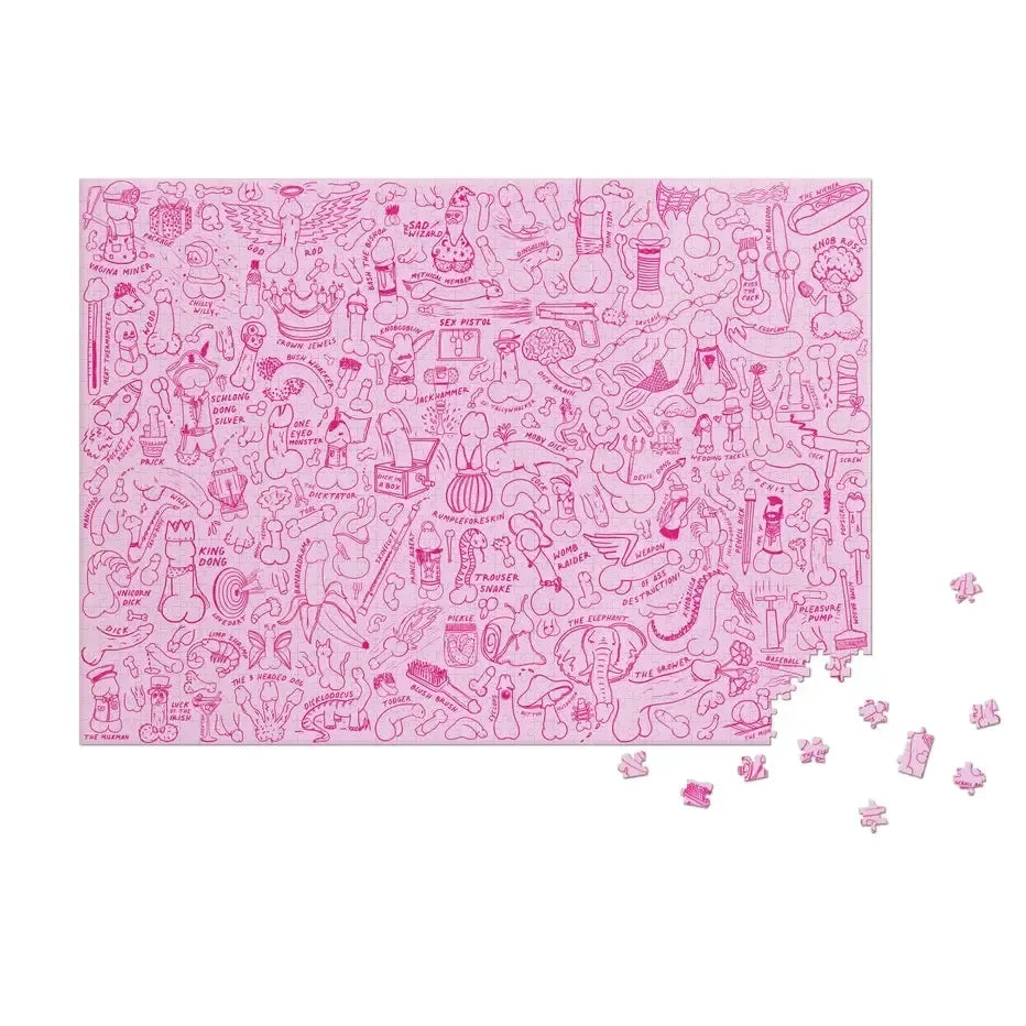Penis 1000 Piece Jigsaw Puzzle Bubblegum Stuff - BIG FRENCHIES