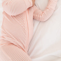 Peony Stripe Bamboo Sleeper - BIG FRENCHIES