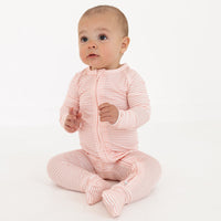 Peony Stripe Bamboo Sleeper - BIG FRENCHIES