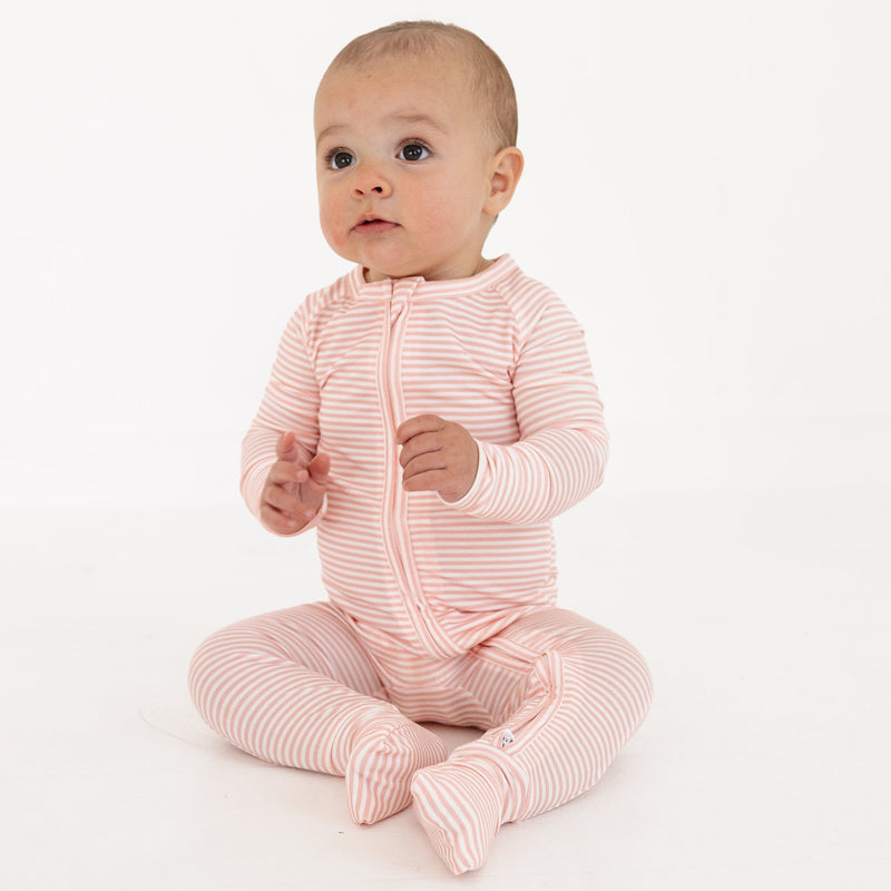 Peony Stripe Bamboo Sleeper - BIG FRENCHIES