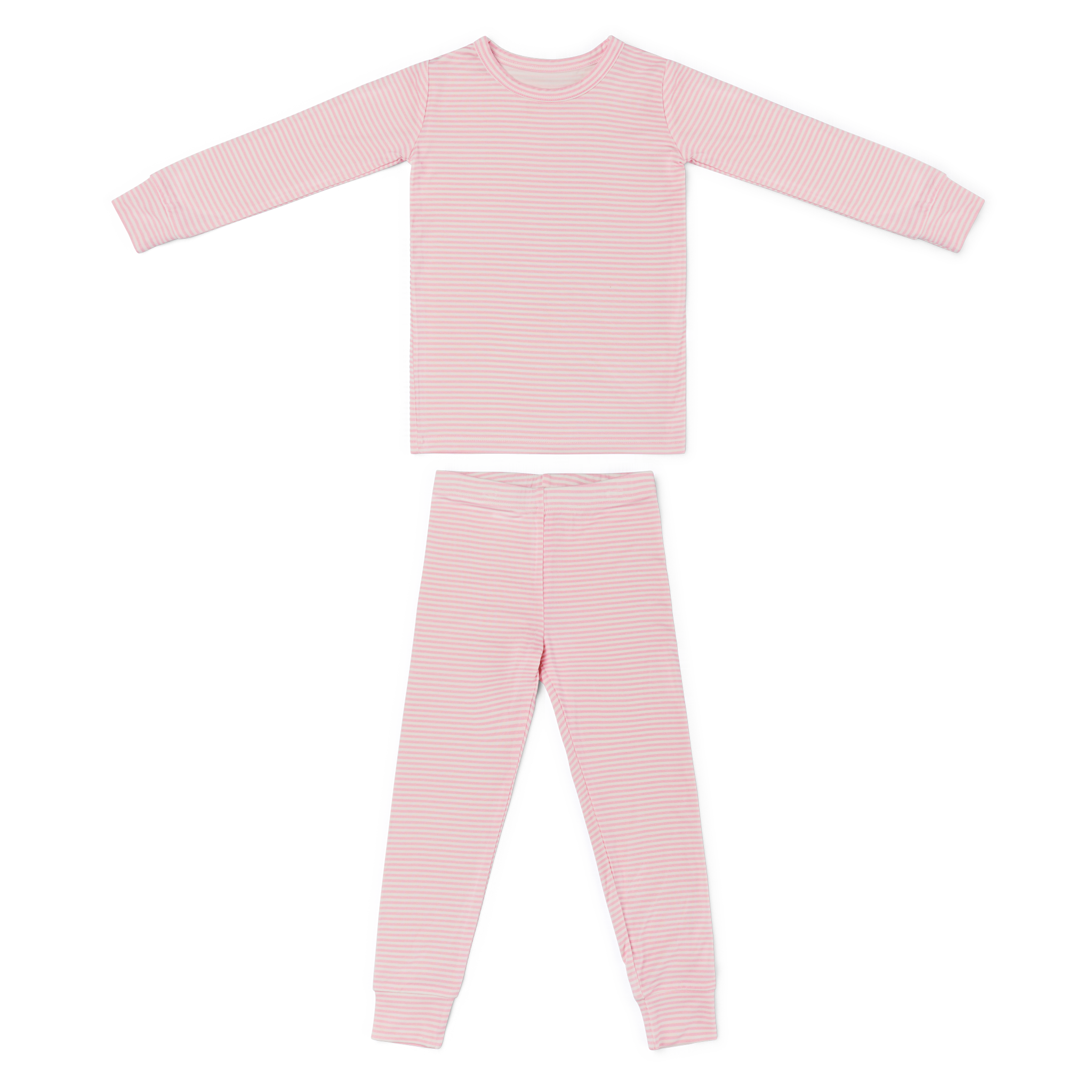 Peony Stripe Bamboo Toddler Pajama Set - BIG FRENCHIES