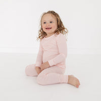 Peony Stripe Bamboo Toddler Pajama Set - BIG FRENCHIES