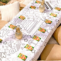 Happy Birthday Coloring Tablecloth - BIG FRENCHIES