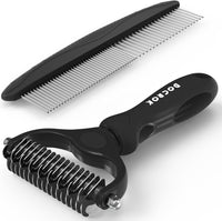Pet Grooming Brush Comb Deshedding Dematting Tool Cats Dogs
