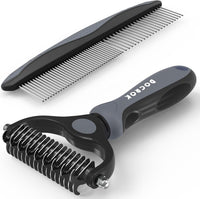 Pet Grooming Brush Comb Deshedding Dematting Tool Cats Dogs