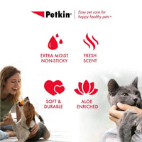 Pet Wipes for Dogs & Cats – 100 Large Grooming Wipes for Ears, Face, Eyes & Paws