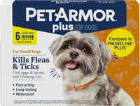 PetArmor Plus Flea Tick Treatment Dogs Waterproof Fast Acting 5-132lbs