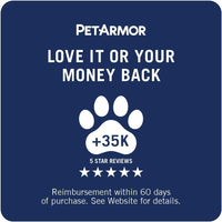 PetArmor Plus Flea Tick Treatment Dogs Waterproof Fast Acting 5-132lbs