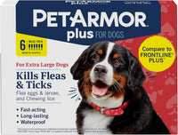 PetArmor Plus Flea Tick Treatment Dogs Waterproof Fast Acting 5-132lbs