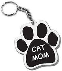 Dog & Cat Paw Keychains