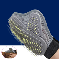 Pet Grooming Glove – Hair Removal & Bathing Brush for Dogs & Cats - BIG FRENCHIES