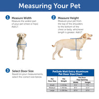PetSafe Wall Entry Dog Door ZPA00-16203, Large, 10" x 15" Flap, for Dogs up to 100 lb