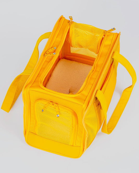 Sunburst Yellow Pet Travel carrier - BIG FRENCHIES