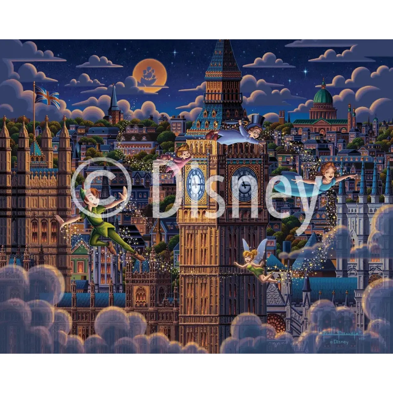 Peter Pan Learning to Fly 500 Piece Jigsaw Puzzle Disney x Dowdle