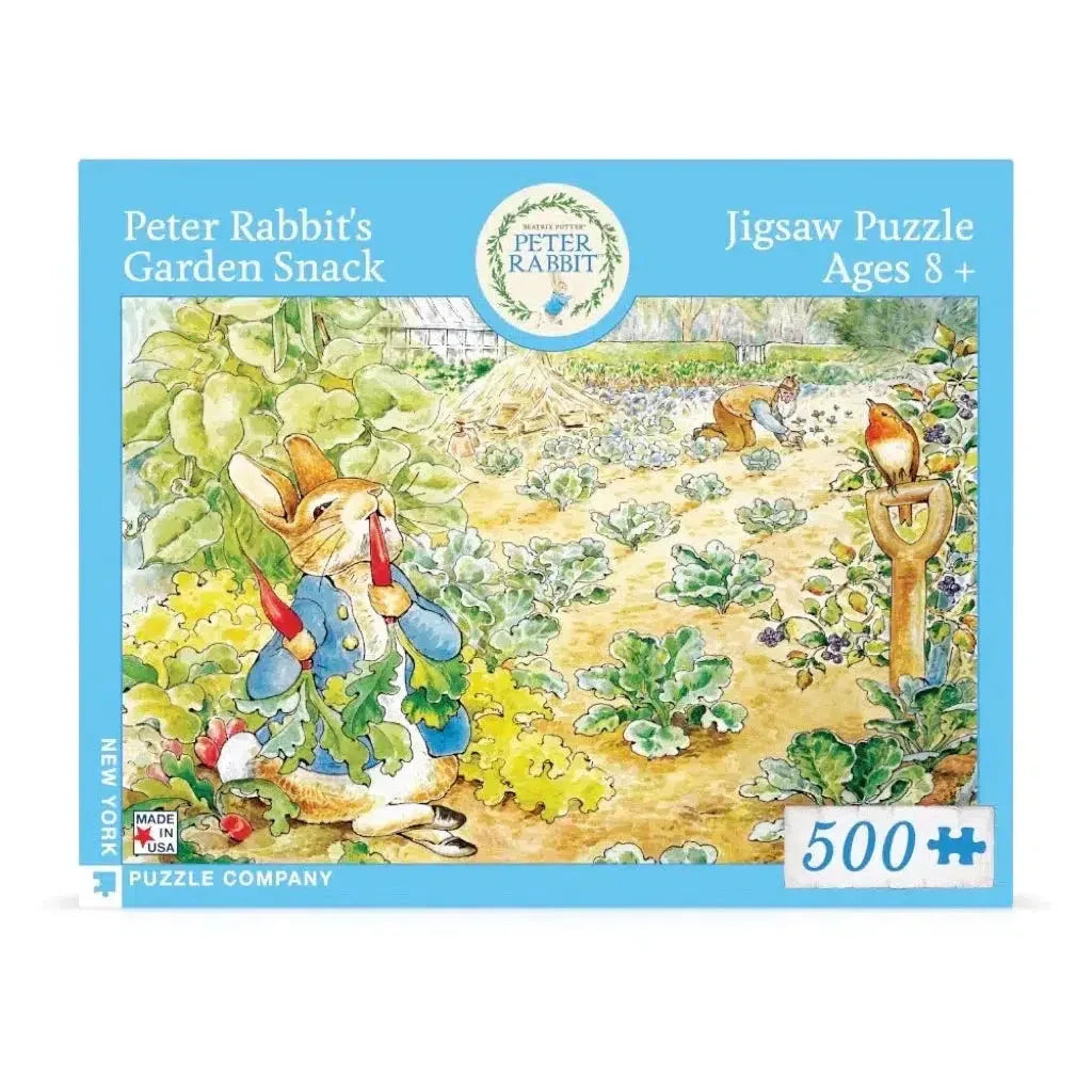 Peter Rabbit's Garden Snack 500 Piece Jigsaw Puzzle NYPC - BIG FRENCHIES