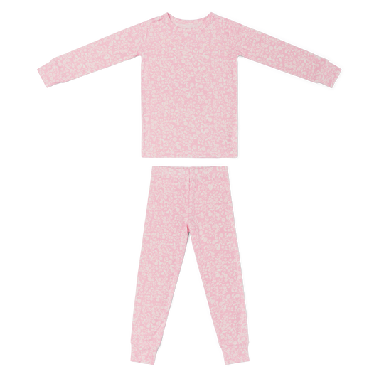 Petite Fleur Bamboo Toddler Pajama Set - BIG FRENCHIES