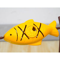 Interactive Cat Treat Dispenser & Slow Feeder – Grilled Fish Puzzle Toy - BIG FRENCHIES