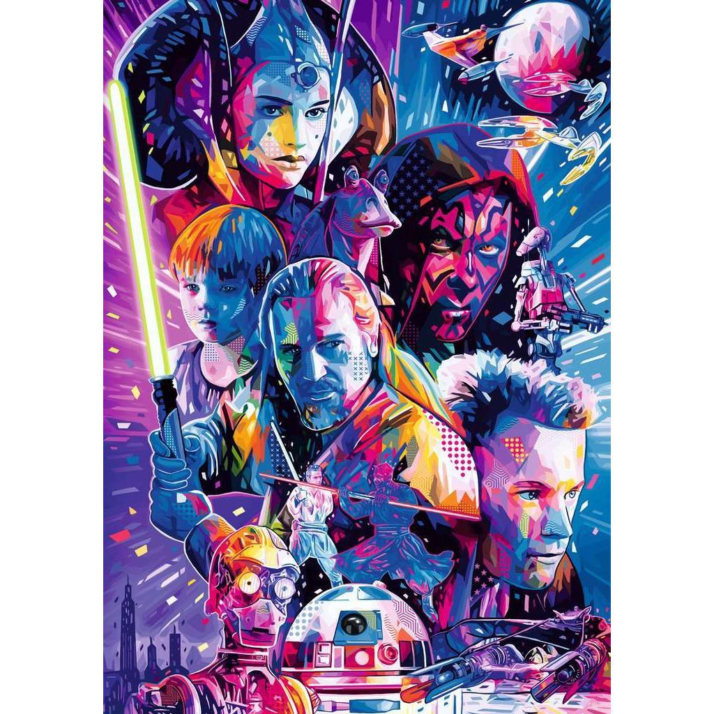 Phantom Menace "Star Wars Hyperspace" 500 Piece Jigsaw Puzzle Ravensburger - BIG FRENCHIES