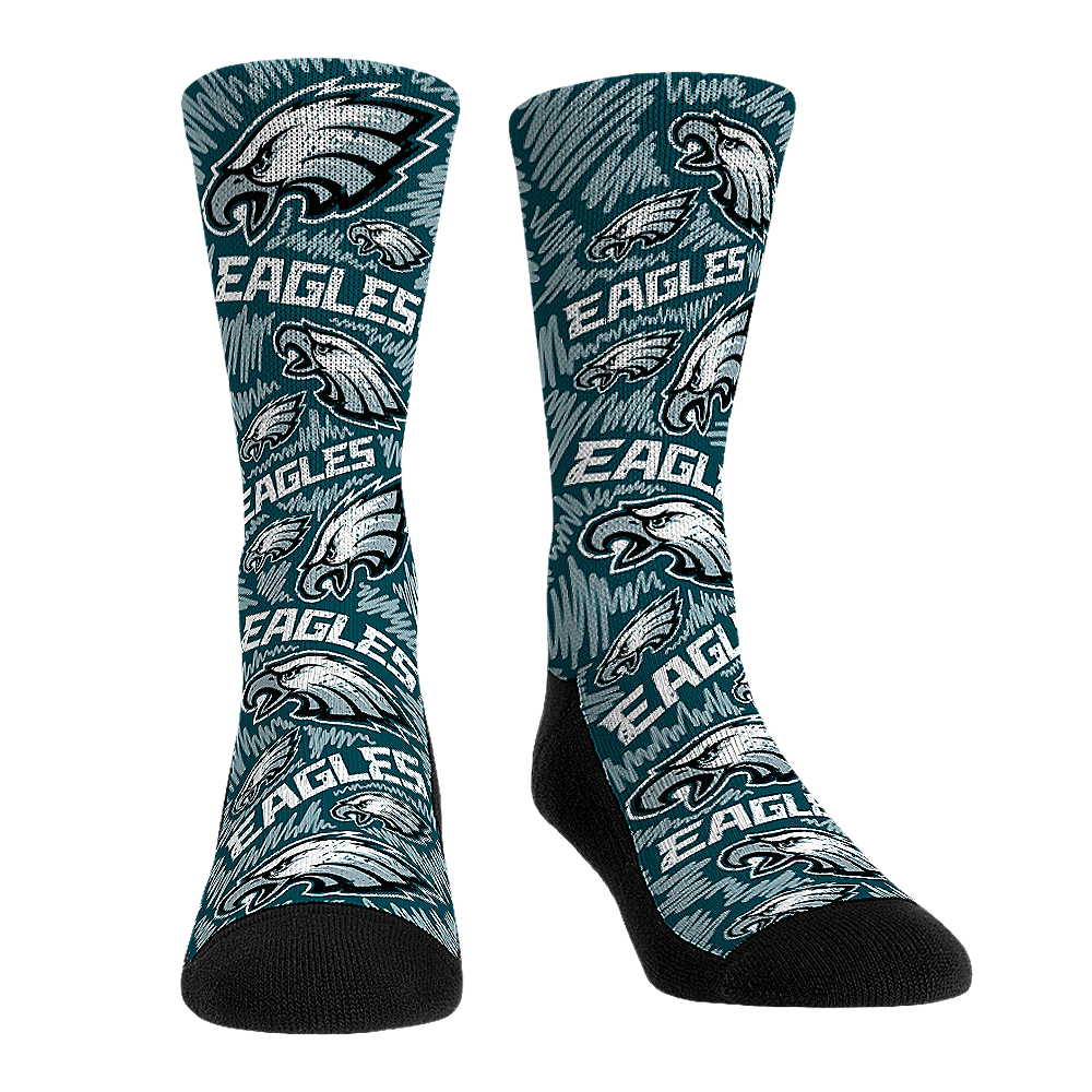 Philadelphia Eagles - Logo Sketch (Midnight Green)