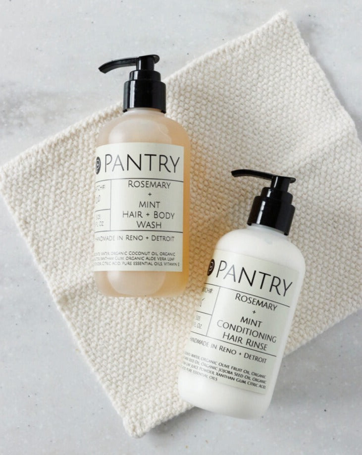 Conditioning Hair Rinse - Rosemary + Mint Conditioner | No SLS, Parabens, Phthlates or Fragrances