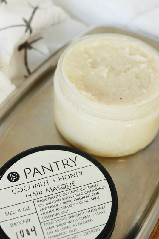Coconut + Honey Hair Masque | Leave-In Hair Masque