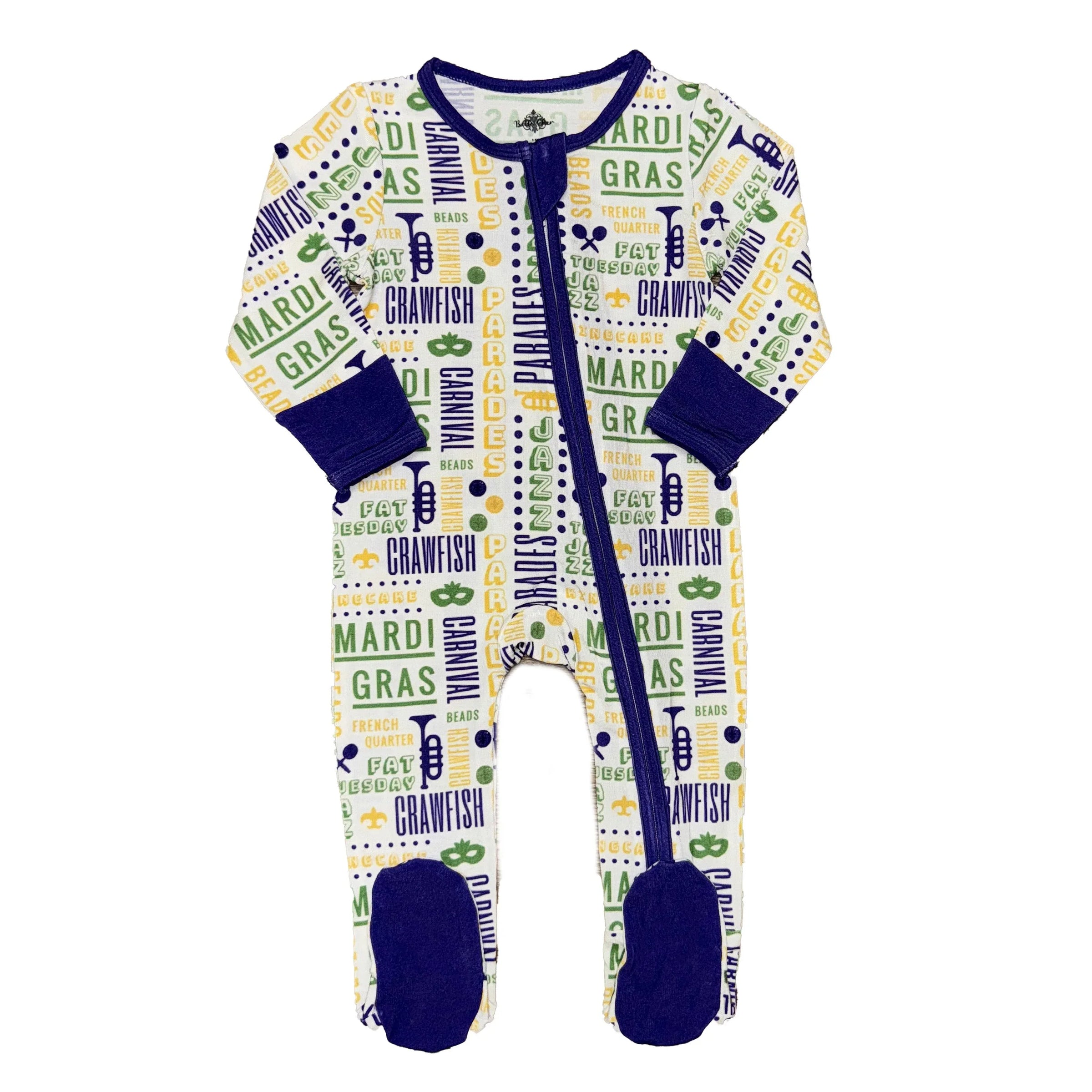 All things Mardi Gras Romper - BIG FRENCHIES