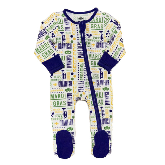 All things Mardi Gras Romper - BIG FRENCHIES