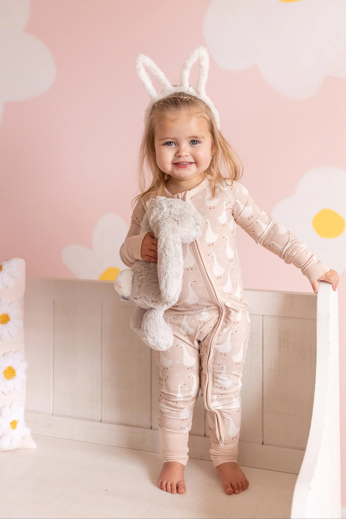 Silly Goose on the Loose Bamboo Zippy Romper - BIG FRENCHIES