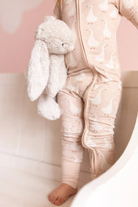 Silly Goose on the Loose Bamboo Zippy Romper - BIG FRENCHIES