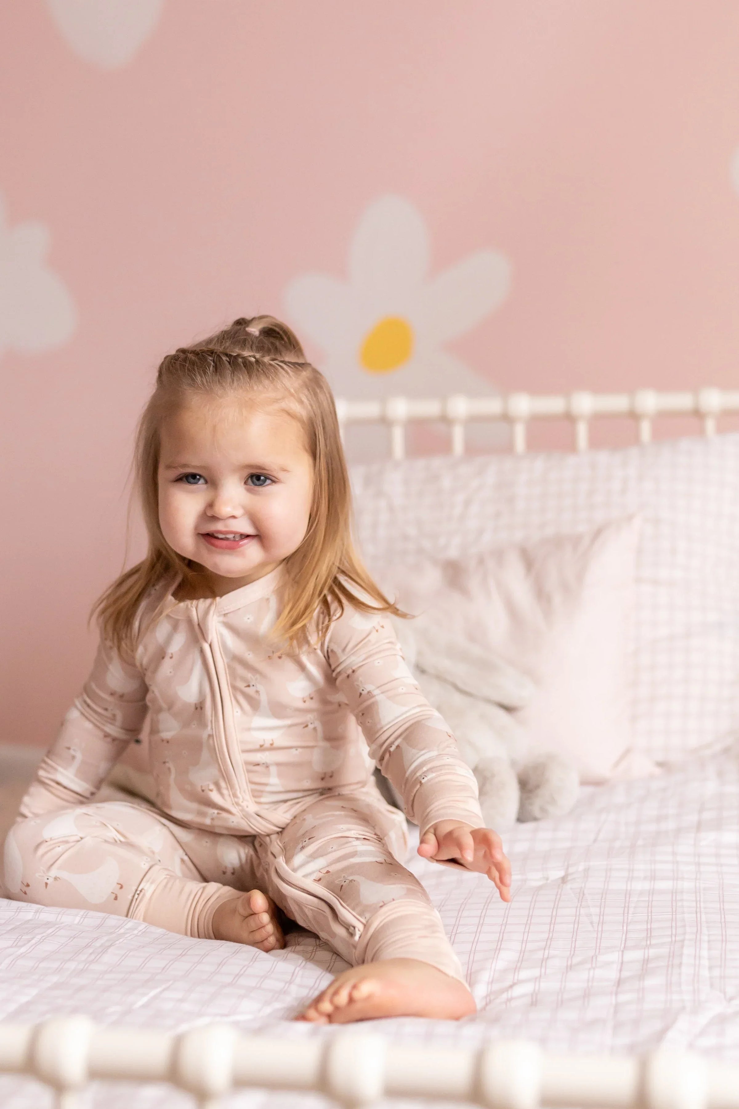 Silly Goose on the Loose Bamboo Zippy Romper - BIG FRENCHIES