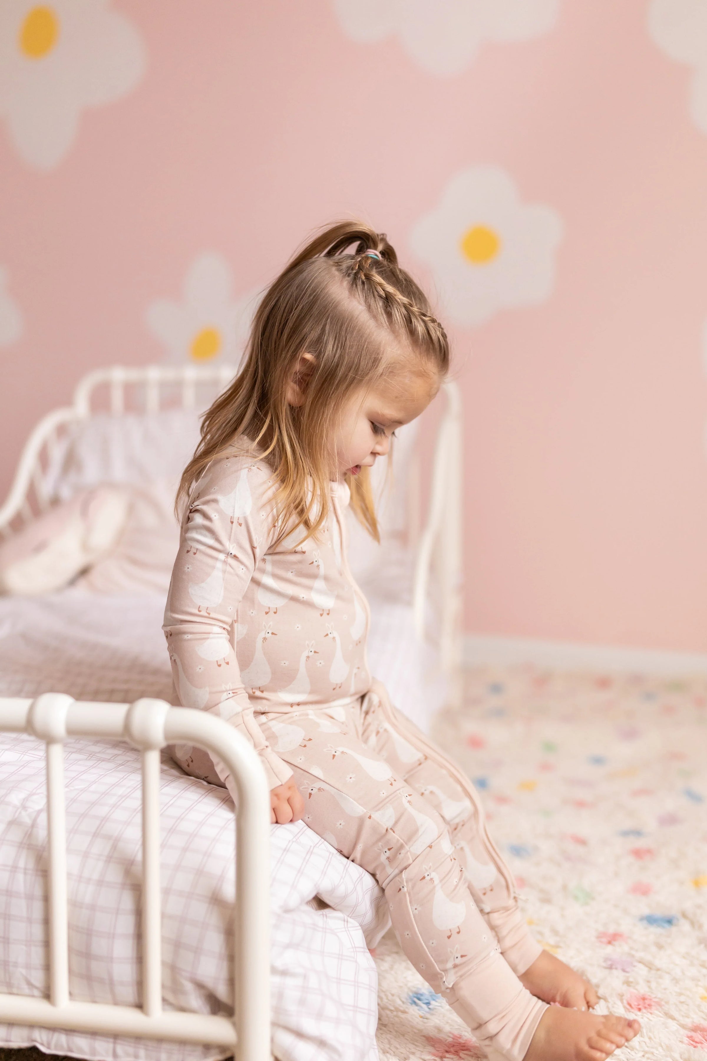 Silly Goose on the Loose Bamboo Zippy Romper - BIG FRENCHIES