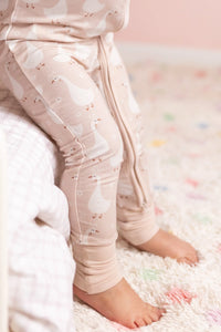 Silly Goose on the Loose Bamboo Zippy Romper - BIG FRENCHIES