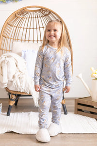 Bunny Blossoms 2pc Bamboo Pajamas - BIG FRENCHIES