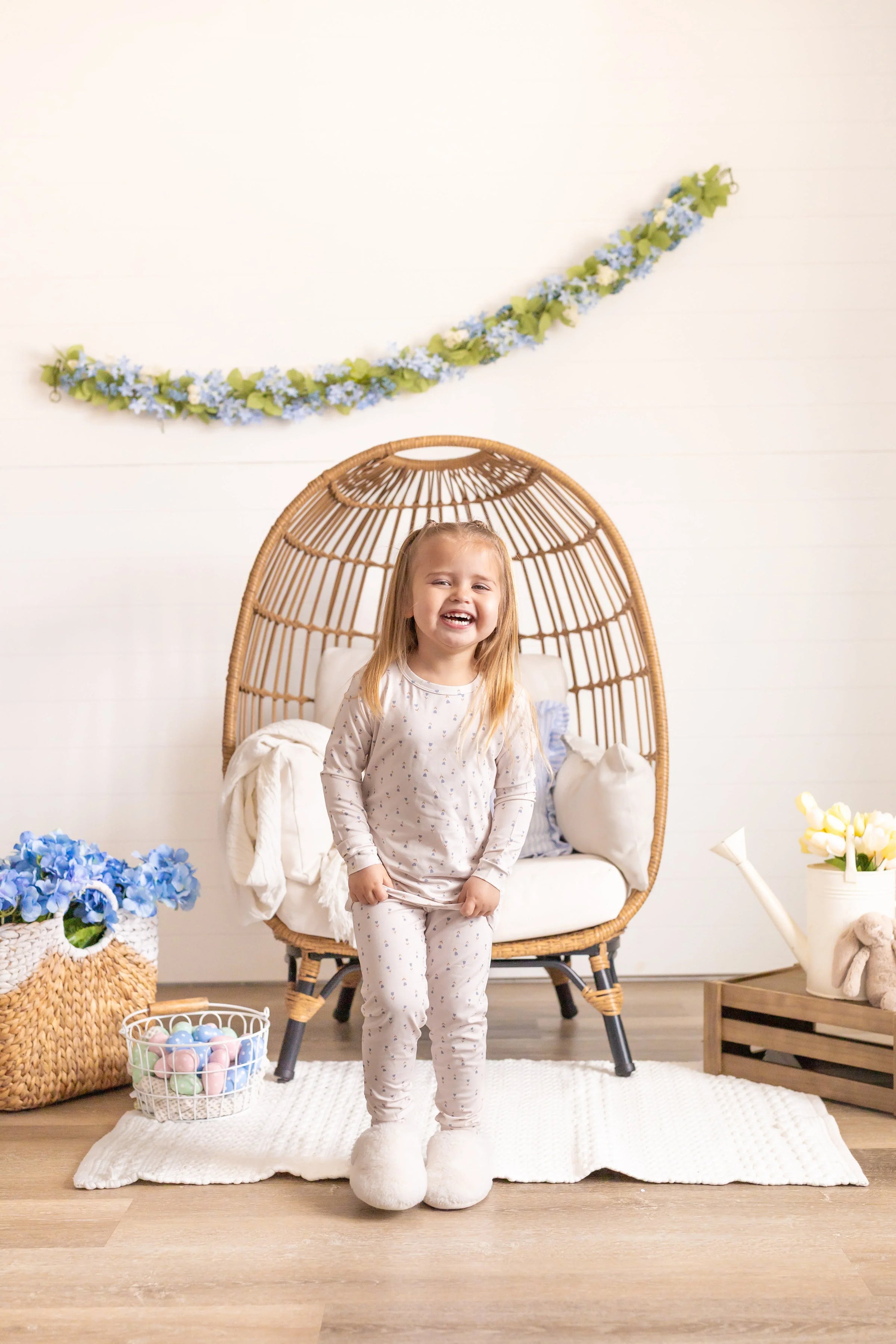 Tiny Tulips 2pc Bamboo Pajamas - BIG FRENCHIES