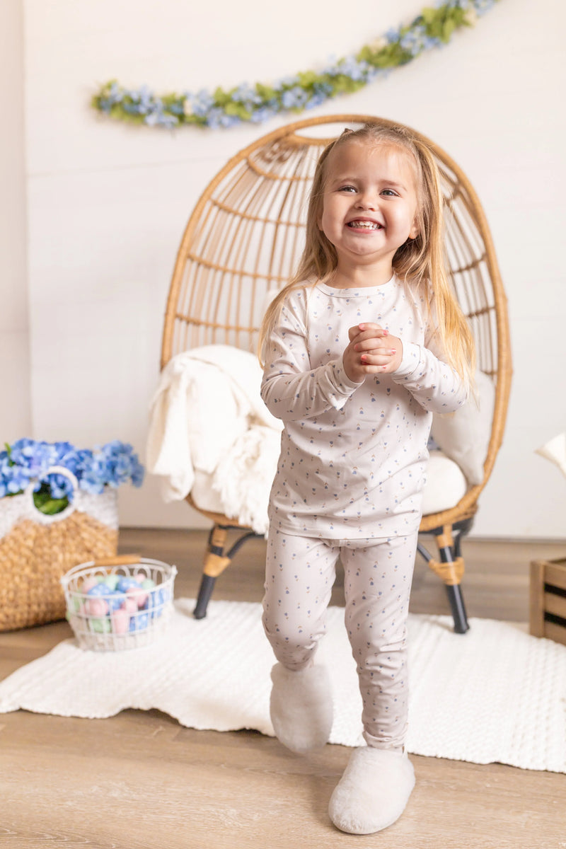 Tiny Tulips 2pc Bamboo Pajamas - BIG FRENCHIES