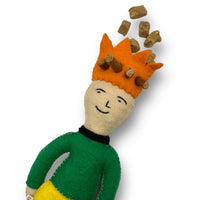 Prince and Princess Felt Dog Toys