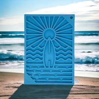 Surf's Up eMat - Small Lickmat for Dogs and Cats | Beach-Themed Design | SodaPup - BIG FRENCHIES