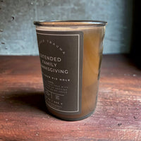 Shared Trauma: Extended Family Thanksgiving Candle - 13 oz, Crackling Wood Wick - BIG FRENCHIES