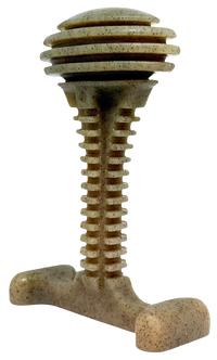 Honey Bone Dental Tower - Indestructible Nylon Dog Chew Toy XL | USA Made - BIG FRENCHIES