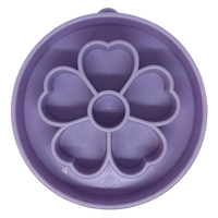Flower eBowl Deep Slow Feeder Dog Bowl for Enrichment | USA Made - BIG FRENCHIES
