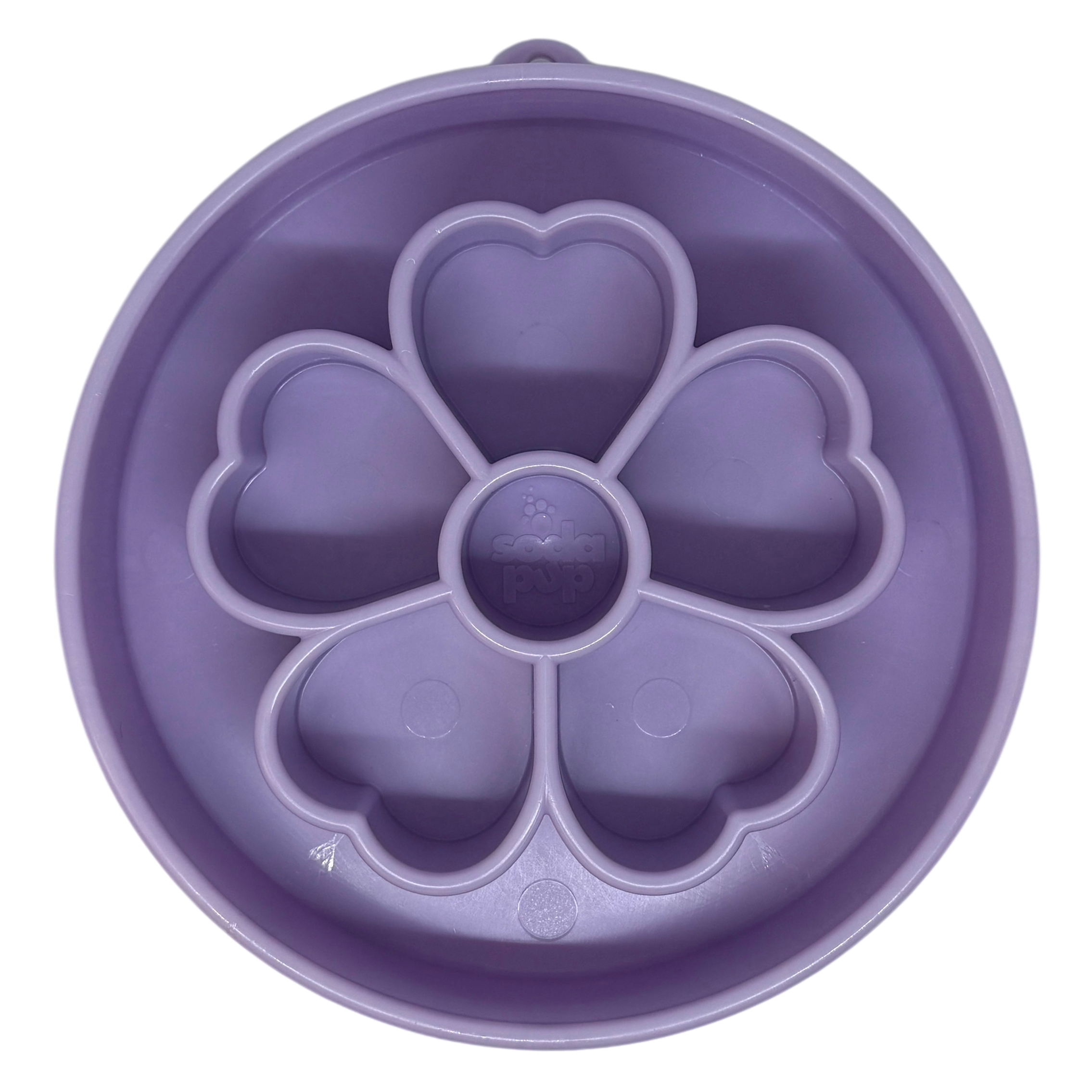 Flower eBowl Deep Slow Feeder Dog Bowl for Enrichment | USA Made - BIG FRENCHIES