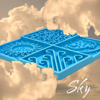 Sky eMat - Enrichment Lick Mat for Dogs and Cats | Celestial Design | SodaPup - BIG FRENCHIES