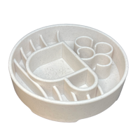 Java eBowl Deep Slow Feeder Dog Bowl for Enrichment | USA Made - BIG FRENCHIES