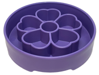 Flower eBowl Deep Slow Feeder Dog Bowl for Enrichment | USA Made - BIG FRENCHIES