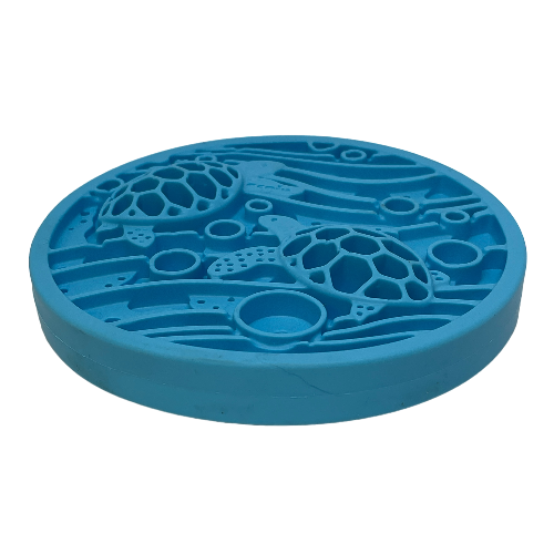 Turtle eMat-Mini Lick Mat with Suction Cups - Small Dogs & Cats | USA - BIG FRENCHIES